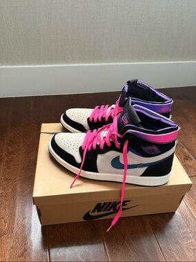 Nike Women's High-Top Sneakers — Black, Pink, Purple & Teal